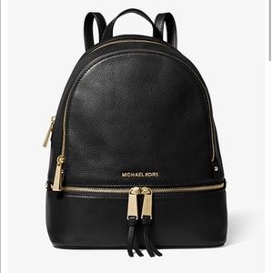 Michael Kors Rhea Medium Leather Backpack